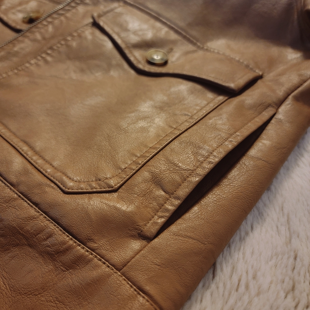 Faux Lather Jacket - Picture 4 of 8